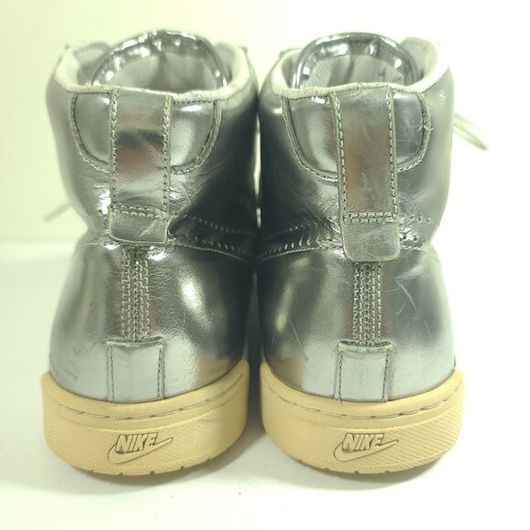 Nike air royal mid premium metallic silver / white 343982-003 Men 10.5 Rare 2009 main image 6